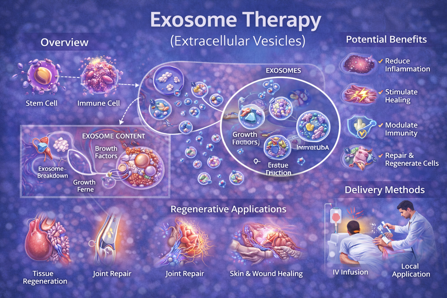 Exosome Therapy Image